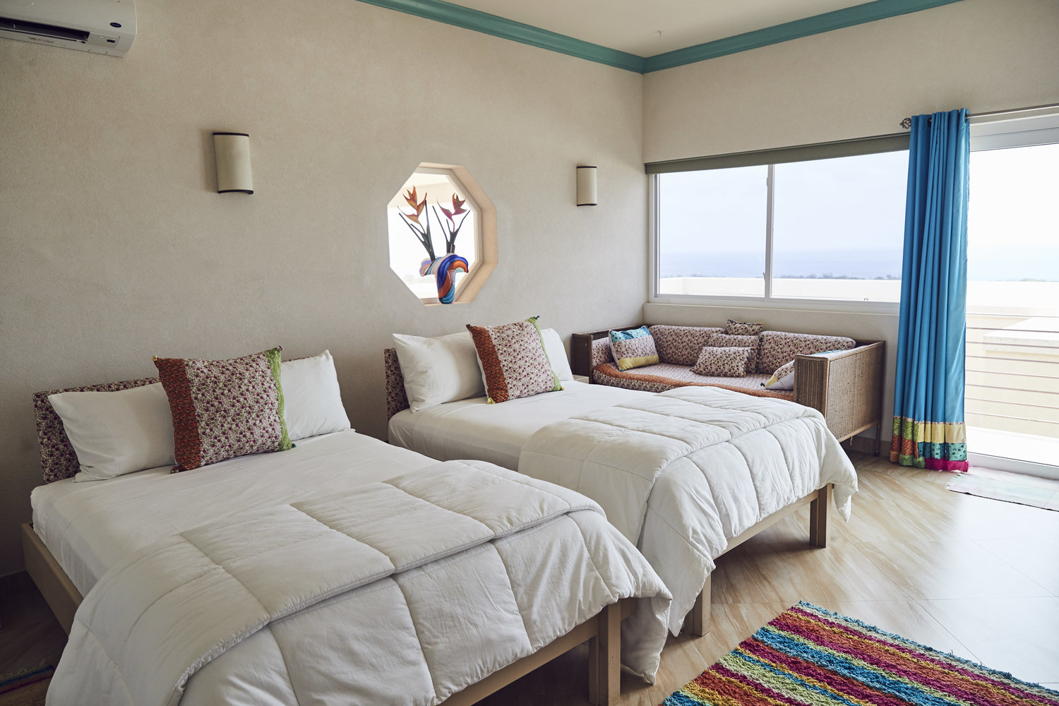 The Caribbean Suite at La Maison Michelle with ocean views